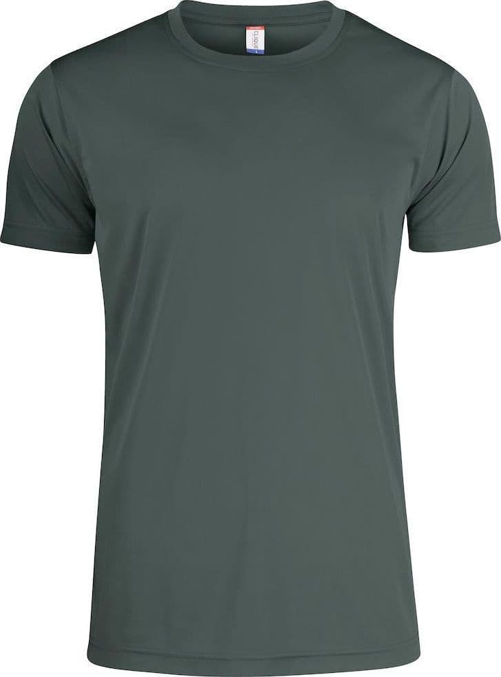 Basic Active-T Grigio Scuro T-Shirt Tessuto Tecnico Sportivo Asciugatura Rapida Taglie Forti in T-shirt Dresswork - Como, commercioVirtuoso.it
