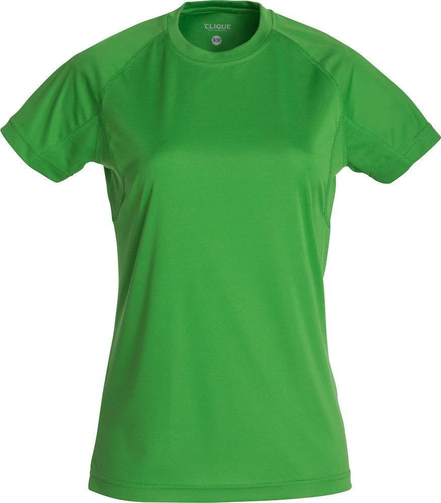 T-Shirt Active Verde Acido Maglietta Donna Tessuto Tecnico Asciugatura Rapida in T-shirt Dresswork - Como, commercioVirtuoso.it