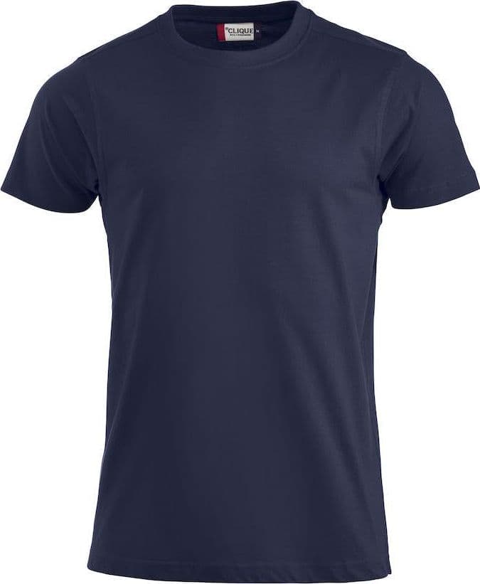T-Shirt Clique Premium Blu Navy 180 gr Taglie Forti in T-shirt Dresswork - Como, commercioVirtuoso.it