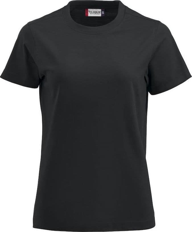 T-Shirt Clique Premium Nero Donna 180 gr in T-shirt Dresswork - Como, commercioVirtuoso.it