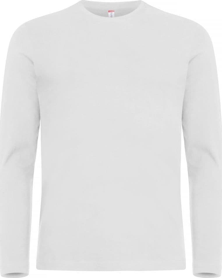 T-shirt Premium Bianco Maglia Clique Manica Lunga Premium 180 gr in T-shirt Dresswork - Como, commercioVirtuoso.it