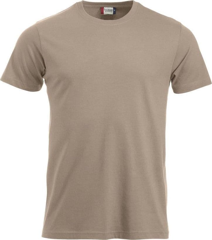 T-Shirt Clique Classic Caffe Latte 160 gr Taglie Forti in T-shirt Dresswork - Como, commercioVirtuoso.it