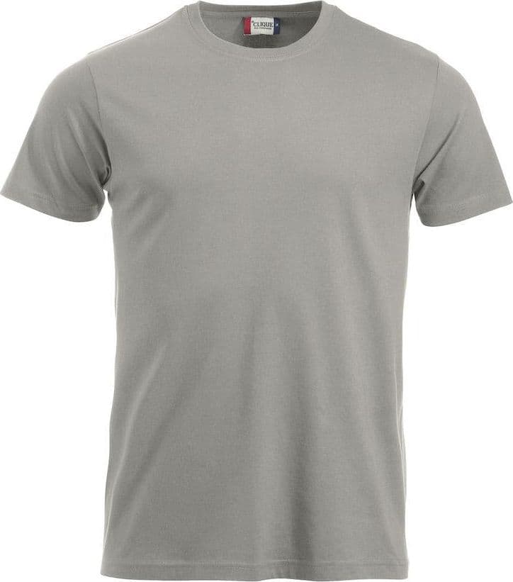 T-Shirt Clique Classic Grigio Argento 160 gr Taglie Forti in T-shirt Dresswork - Como, commercioVirtuoso.it