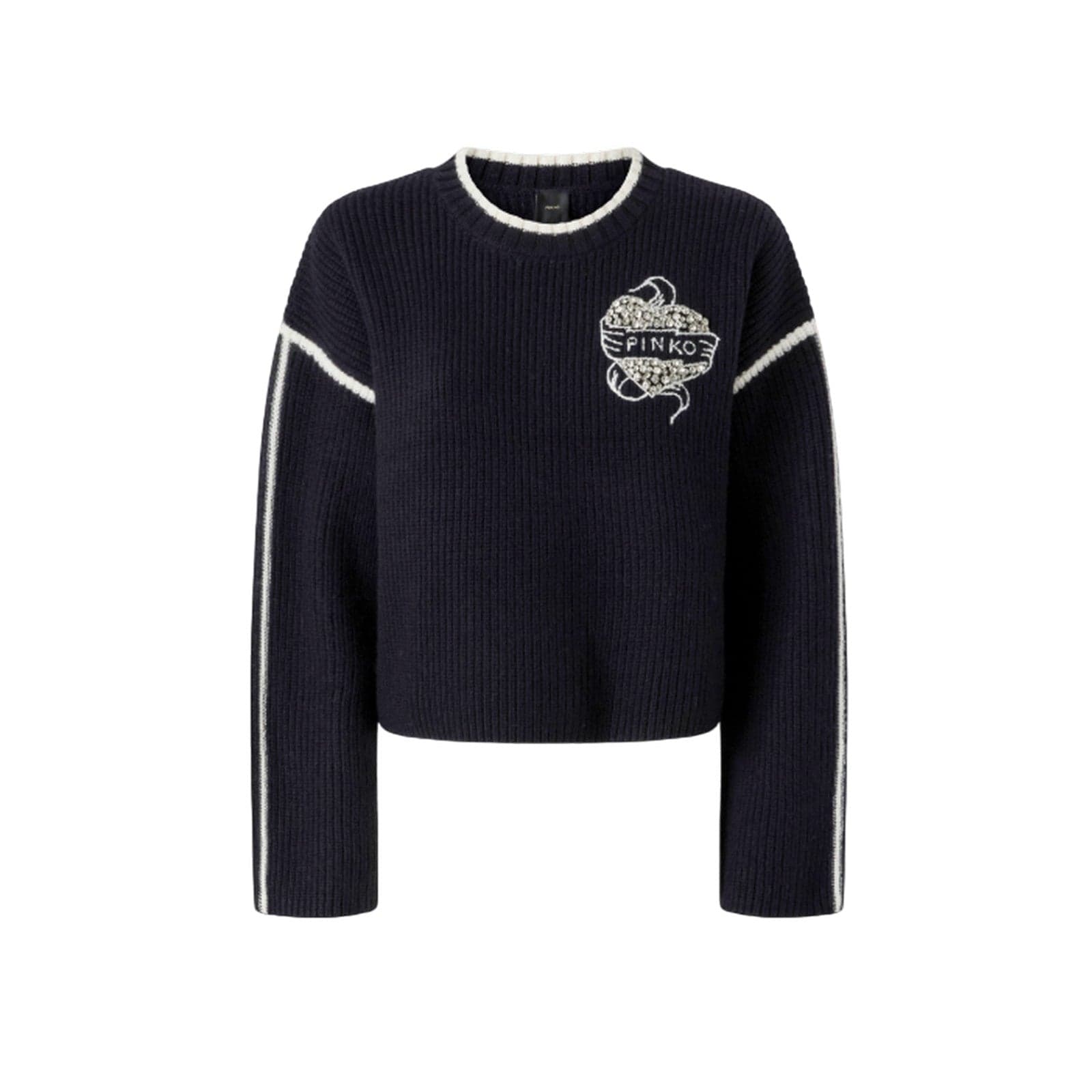 Pinko maglie donna pinko - alicudi maglia cordonetto 100 - blu da donna in Maglioni Drestige - Casamassima, commercioVirtuoso.it