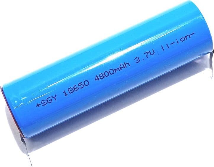 1 Pila Batteria 18650 3.7V 4800mAh Litio Ricaricabile Linguette Paglietta saldare in Pile ricaricabili Solgeny - Besate, commercioVirtuoso.it