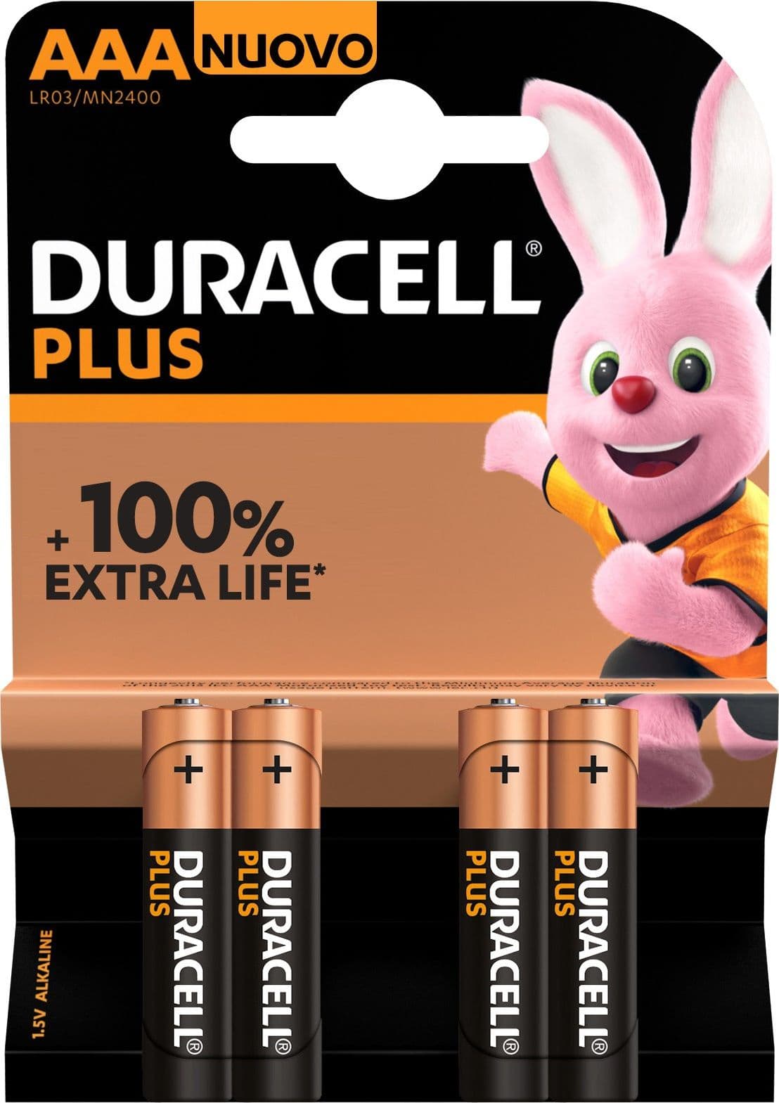(1-Confezione)-Duracellplus-Batterie-4pz-Ministilo-Lr03-Mn2400