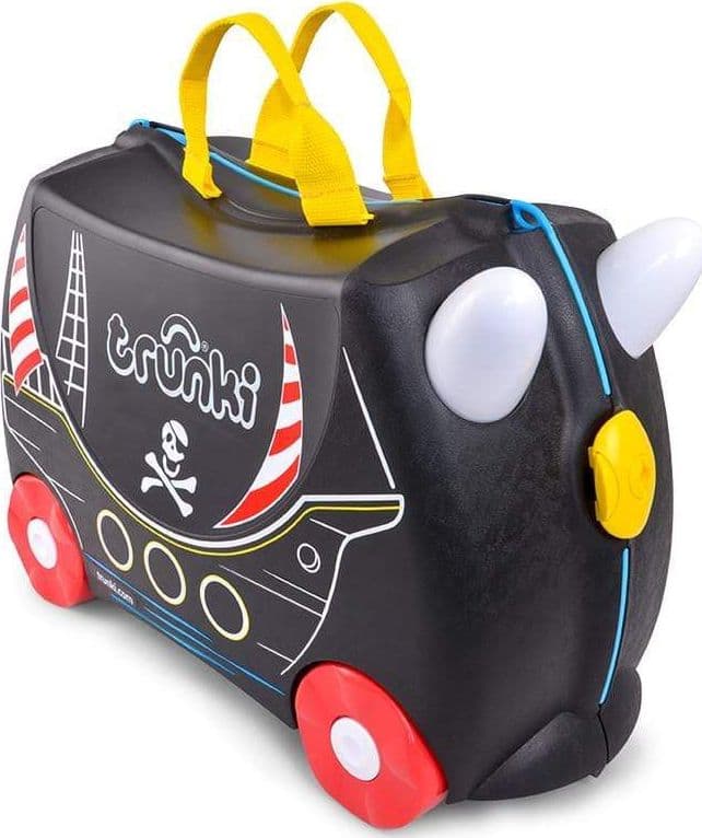 Valigetta Cavalcabile Trunki Pedro Pirate Black in Valigie per bambini La Casa Del Bebè - Napoli, commercioVirtuoso.it