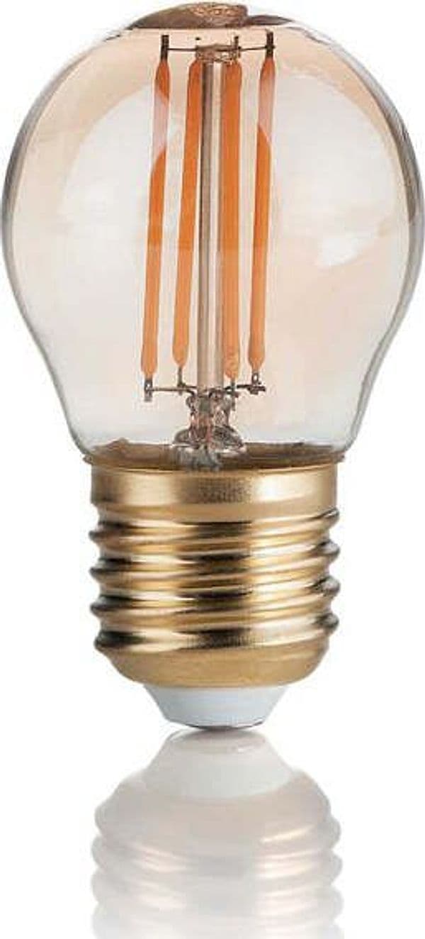 10-Lampadine-Led-Classic-Sfera-Grande-E27-4-Watt-2200-K-300-Lm-Vintage-Ambra