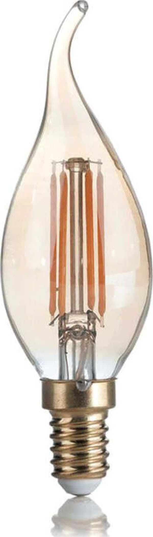 10-Lampadine-Led-Colpo-Di-Vento-E14-4-Watt-2200-K-Vintage-Ambra