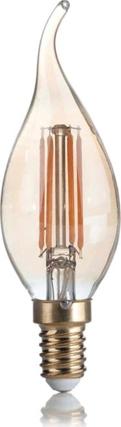 10-Lampadine-Led-Colpo-Di-Vento-E14-4-Watt-2200-K-Vintage-Ambra