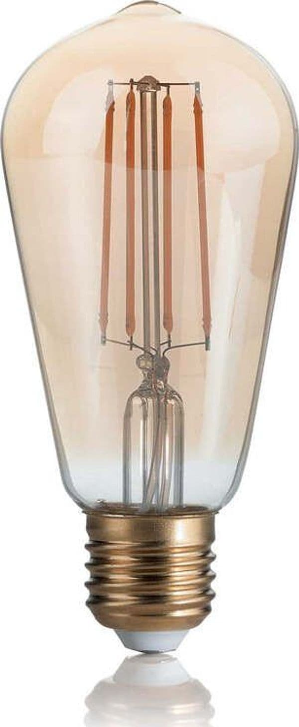 10-Lampadine-Led-Cono-E27-4-Watt-2200-K-300-Lm-Vintage-Ambra