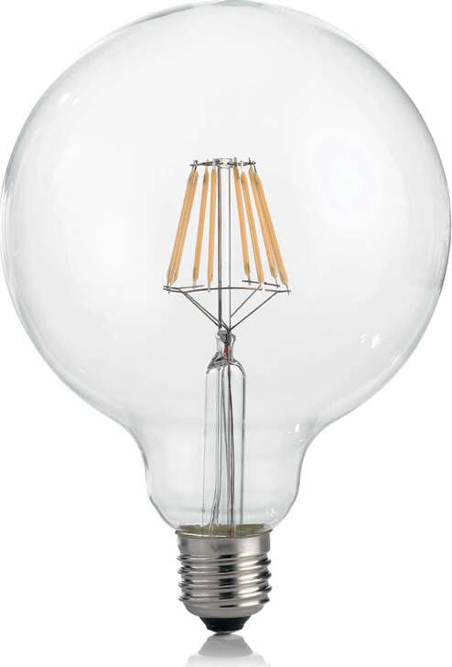 10-Lampadine-Led-Globo-D125-E27-8-Watt-3000-K-860-Lm-Cri-90-Trasparente