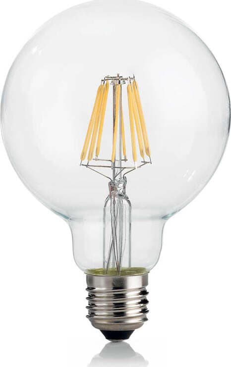 10-Lampadine-Led-Globo-D95-E27-8-Watt-3000-K-860-Lm-Cri-90-Trasparente