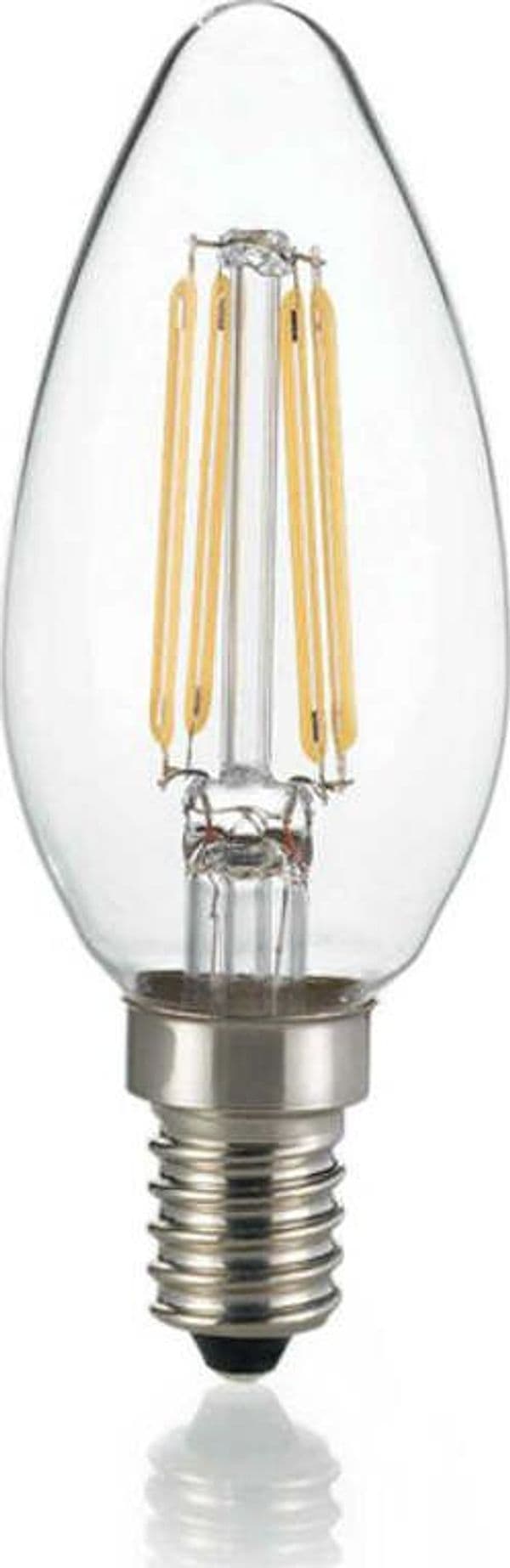 10-Lampadine-Led-Oliva-E14-4-Watt-3000K-430-Lm-Cri-80-Trasparente