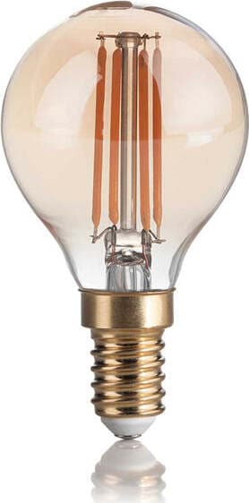 10-Lampadine-Led-Sfera-E14-4-Watt-2200-K-Vintage-Ambra