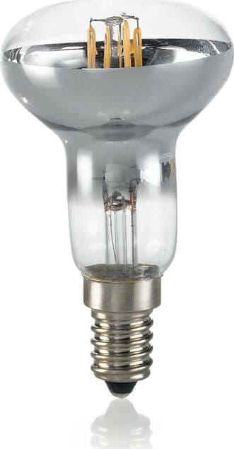 10-Lampadine-Led-Spot-E14-4-Watt-4000-K-430-Lm-Trasparente-Cromo