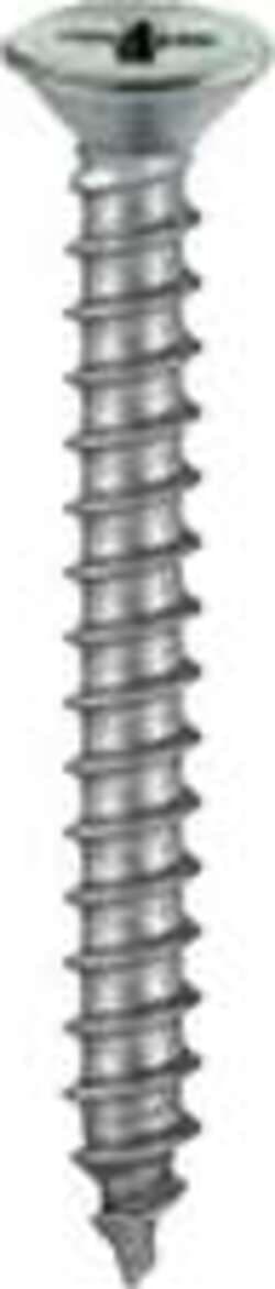 10-PEZZI---VITI-AUTOFILETTANTI-CON-TESTA-PIANA-SVASATA-IN-ACCIAIO-INOX---4,8x32MM