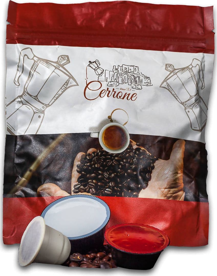 100 Capsule Caffè compatibili A Modo Mio Miscela Forte 100% Robusta Caffe Cerrone Since '51 box 100pz in Capsule di caffè compatibili Lavazza a modo mio Caffè Cerrone - Santa Maria Capua Vetere, commercioVirtuoso.it