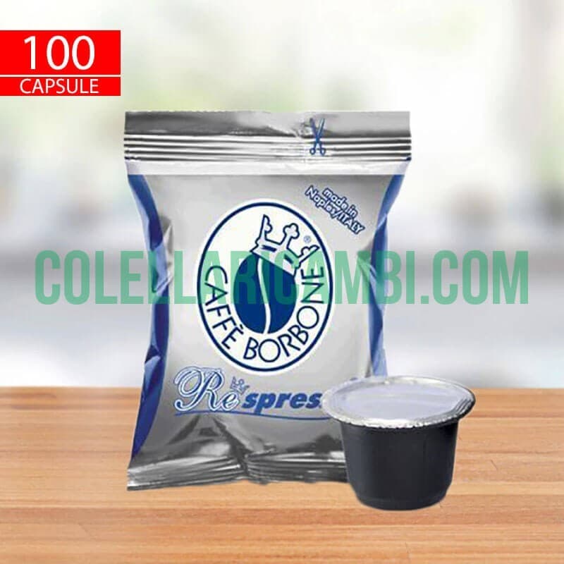 100 Capsule Compatibili Nespresso Caffè Borbone Respresso Miscela Blu in Capsule di caffè compatibili Nespresso Colella Ricambi - Casoria, commercioVirtuoso.it