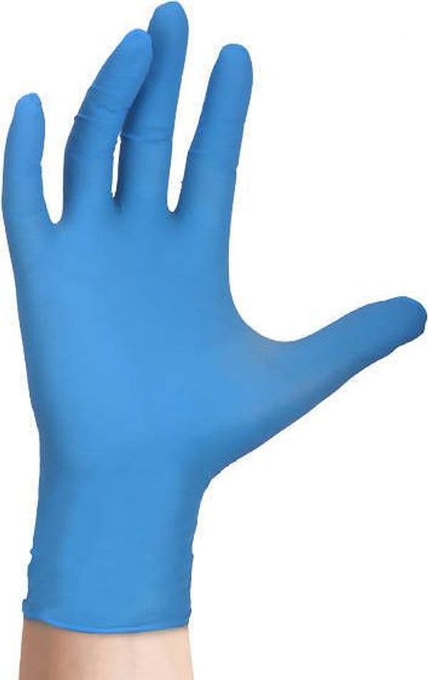 100 Guanti in Nitrile Nitrilo DPI Senza Polvere Pulizia Industria Estetica in Monouso Dresswork - Como, commercioVirtuoso.it