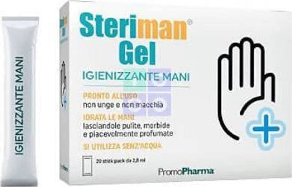 100 Stick Steriman Gel Igenizzante Monouso 70% Di Alcool Antibatterico Mani Ad Uso Frequente Senza Risciacquo gel igienizzante stick monouso SG Store - Nicosia, Commerciovirtuoso.it