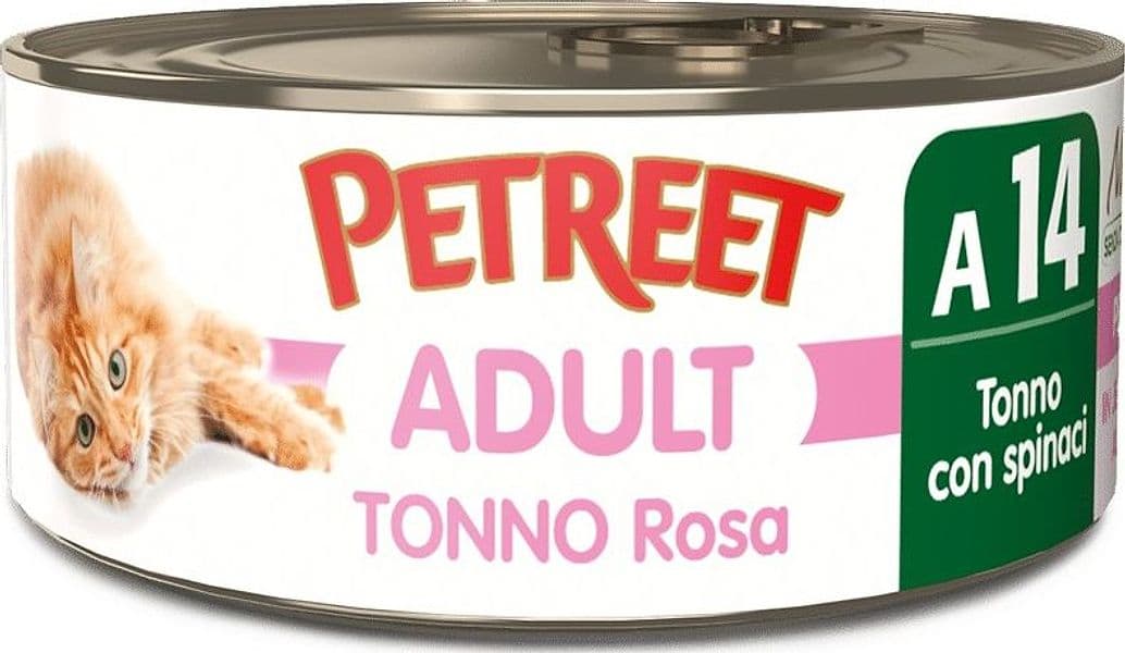 Petreet Cat Adult Tonno Rosa con Spinaci 70gr in Tonno 101 Market - Poggibonsi, commercioVirtuoso.it