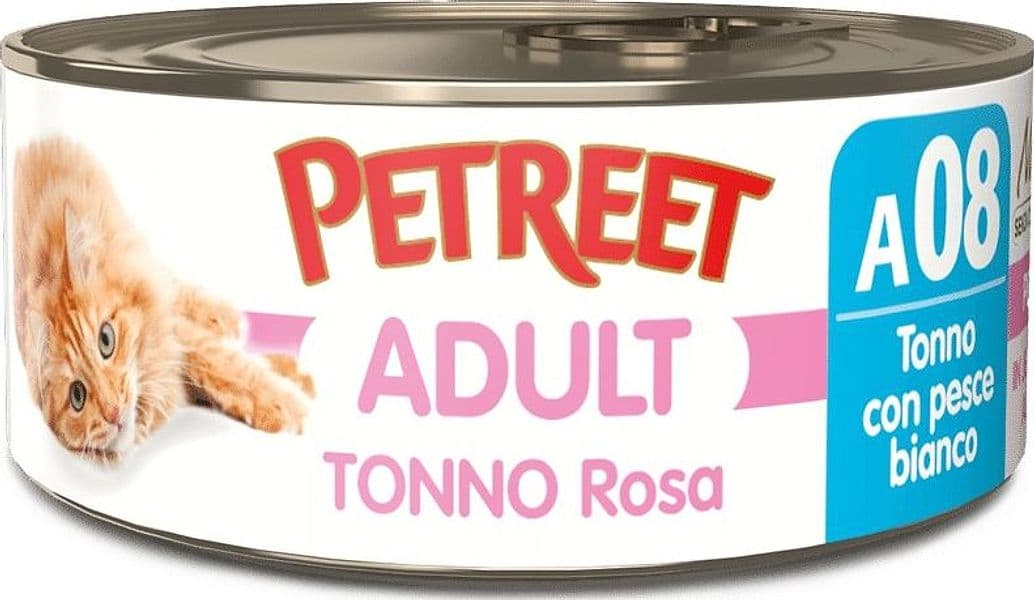 Petreet Cat Adult Tonno Rosa con Pesce Bianco 70gr in Tonno 101 Market - Poggibonsi, commercioVirtuoso.it