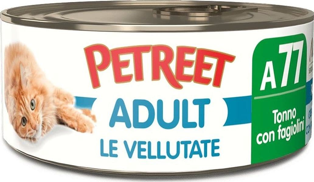 Petreet Cat Adult Vellutate Tonno con Fagiolini 70gr in Golosità croccanti 101 Market - Poggibonsi, commercioVirtuoso.it