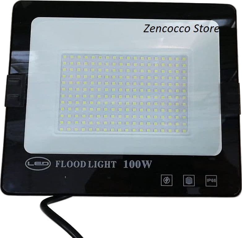 100W Faro Slim smd 216 LED 4500lm Luce Fredda 6400k Esterno IP66 Illuminazione/Illuminazione per esterni/Proiettori Zencoccostore - Formia, Commerciovirtuoso.it