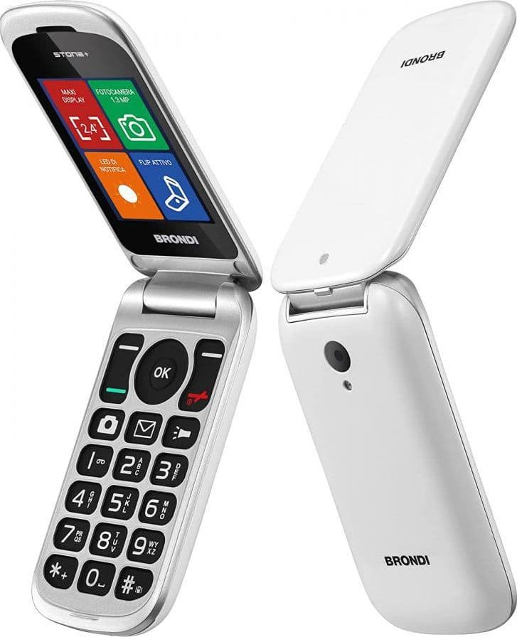 telefono cellulare brondi stone+ bianco in Cellulari e Smartphone Tropposmart.it - Genova, commercioVirtuoso.it