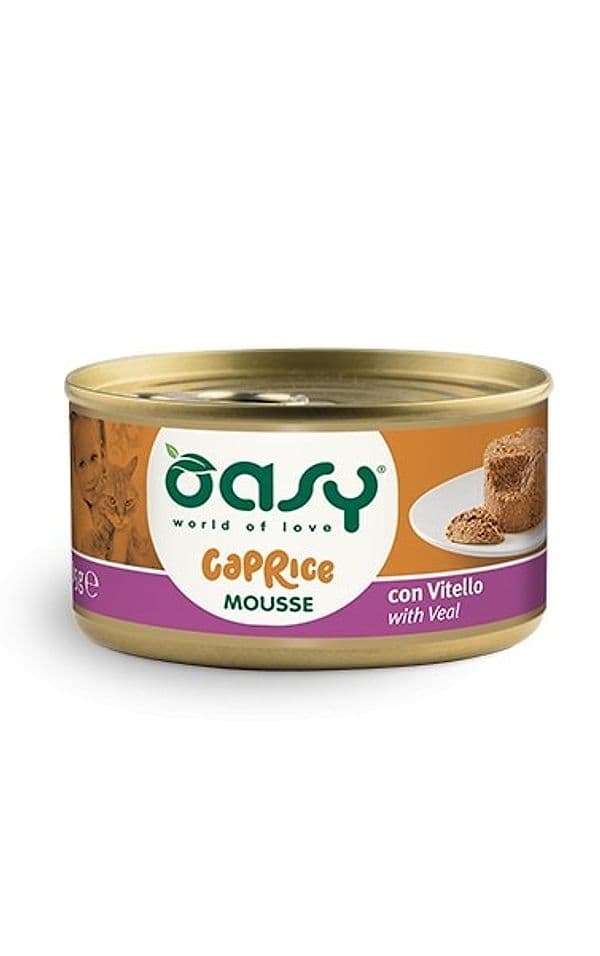 Oasy Adult CaPrice Gatti Mousse Vitello Scatoletta 85gr in Golosità croccanti 101 Market - Poggibonsi, commercioVirtuoso.it