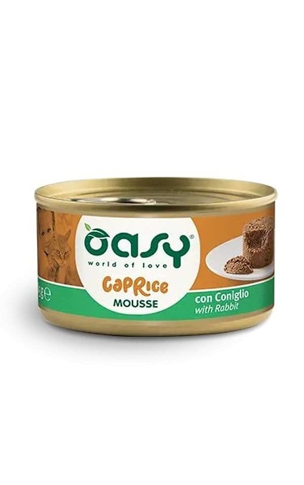 Oasy Adult CaPrice Gatti Mousse Coniglio Scatoletta 85gr in Umido 101 Market - Poggibonsi, commercioVirtuoso.it