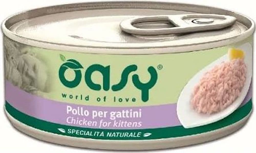 Oasy Gattini Specialità Naturale Pollo Scatoletta 150gr in Umido 101 Market - Poggibonsi, commercioVirtuoso.it