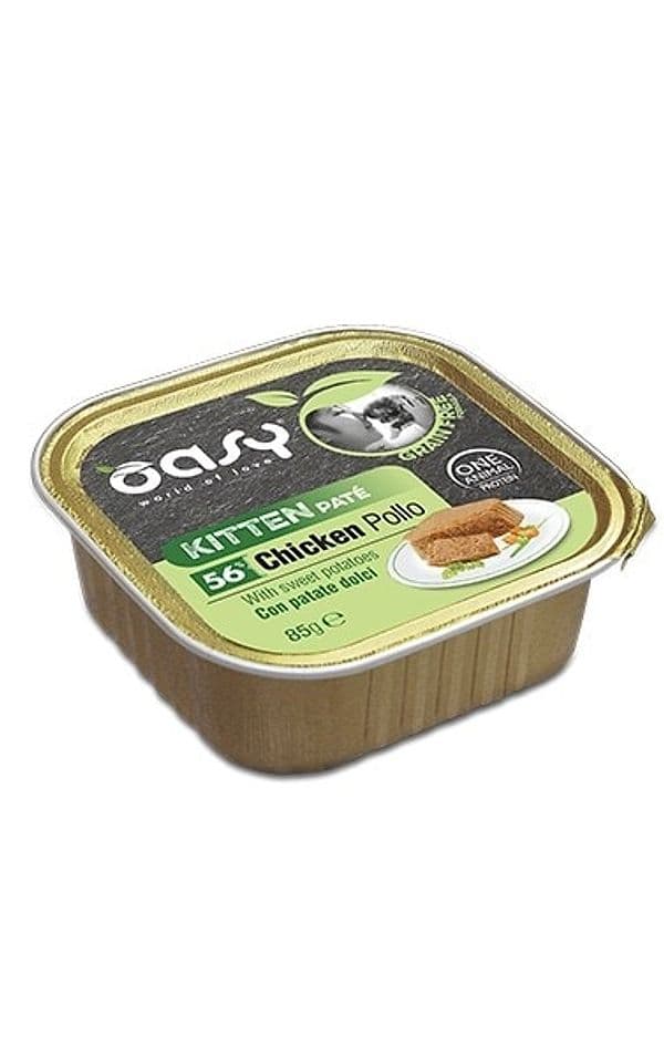 Oasy Gattini Grain Free Paté Pollo Vaschetta 85gr in Umido 101 Market - Poggibonsi, commercioVirtuoso.it