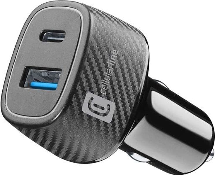 caricabatterie da auto usb + usb-c 32 watt 12/24V qualcom nero in Caricabatterie da auto Tropposmart.it - Genova, commercioVirtuoso.it