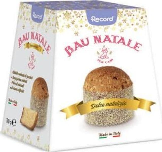 Record Bau Natale Christmas Dessert Panettone per Cani 110gr in Biscotti bocconcini e snack 101 Market - Poggibonsi, commercioVirtuoso.it