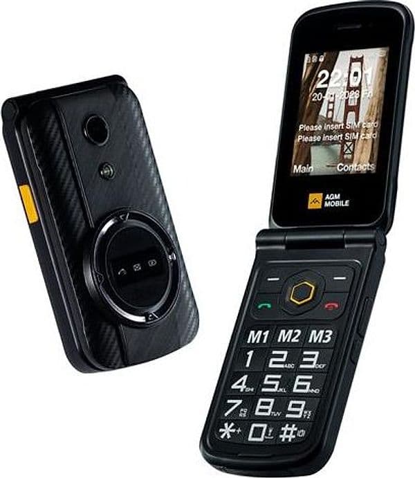 AGM Cellulare Flip M8 waterproof ip68 4G supporta micro sd sino a 128GB Doppia SIM 2.8 resistente agli urti 1500 mAh Colore Nero in Cellulari e Smartphone Tropposmart.it - Genova, commercioVirtuoso.it