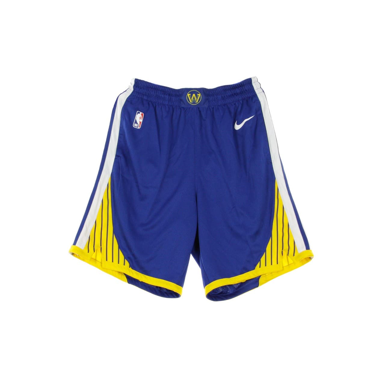NIKE NBA Pantaloncino Basket Uomo Nba Swingman Short Icon Edition Road Golwar Rush Blue/white/amarillo/white da uomo in Pantaloncini sportivi Drestige - Casamassima, commercioVirtuoso.it