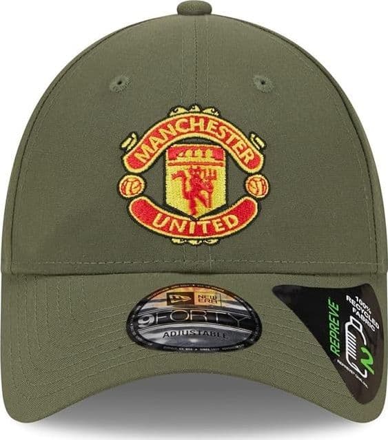 New Era Cappello 9Forty Strapback REPREVE Manchester United Olive in Cappellini da baseball 3A Moda Mare Sport - Bellaria Igea Marina, commercioVirtuoso.it