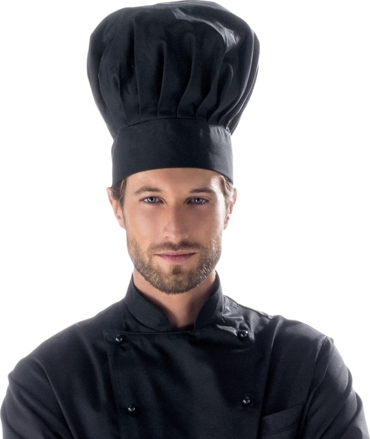 Cappello Cuoco Nero Cappello Chef Regolabile in Giacche da chef Dresswork - Como, commercioVirtuoso.it