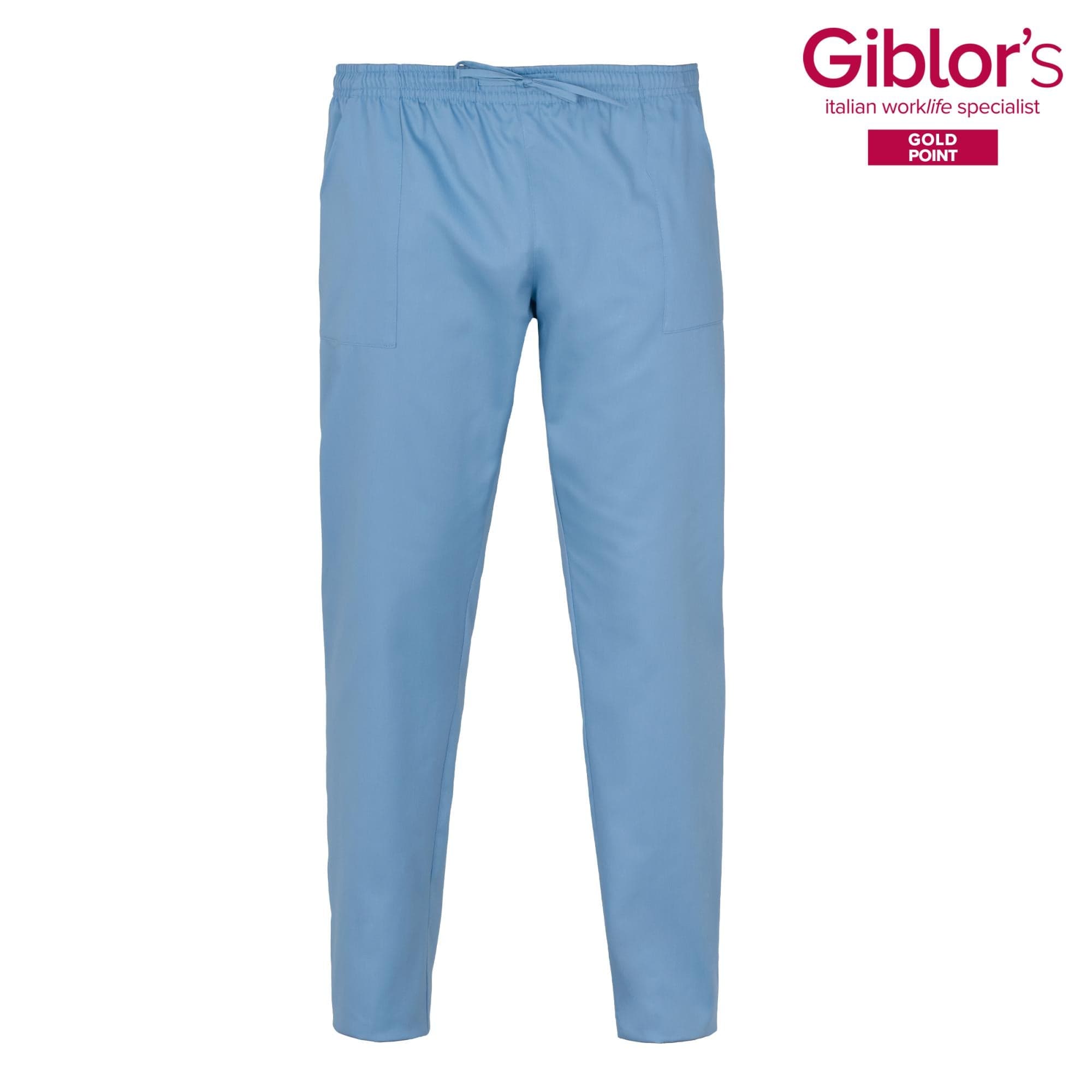Pantalone Rodi Azzurro Tessuto Satin Uomo Medico Farmacista Dentista Infermiere in Uniformi sanitarie - pantaloni Dresswork - Como, commercioVirtuoso.it