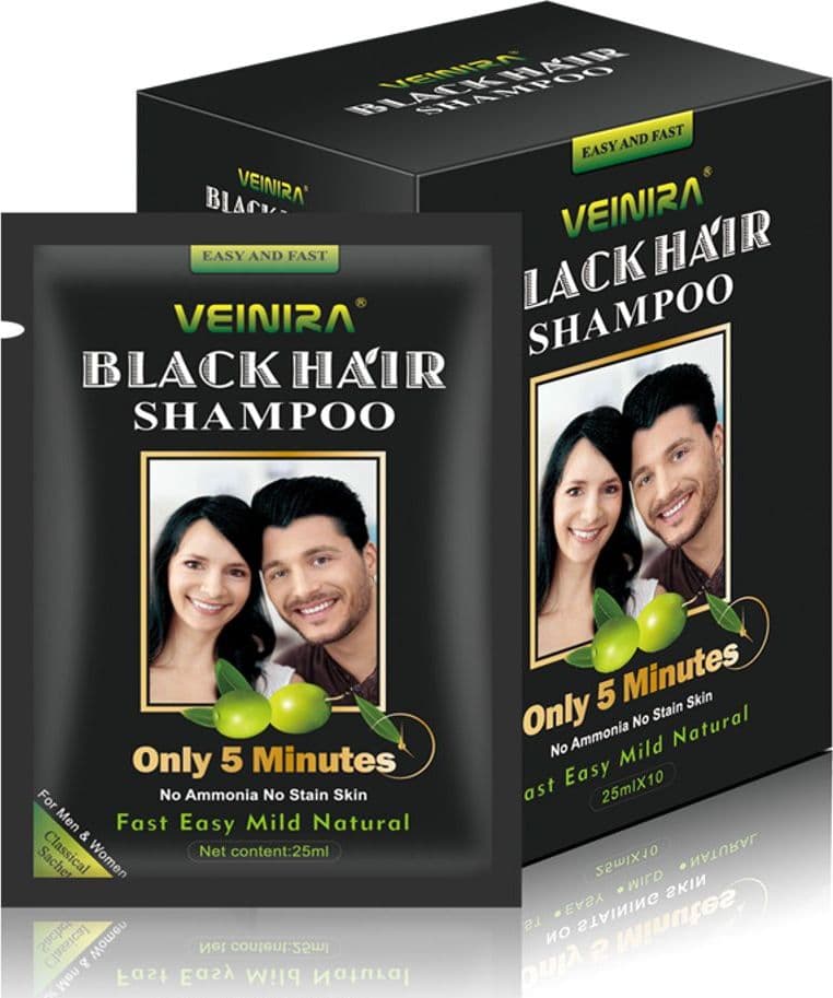VEINIRA Shampoo colorante per capelli senza ammoniaca a base di erbe 10 x 25 ml nero PASES DI ORIGINE USA in Shampoo Agbon - Martinsicuro, commercioVirtuoso.it