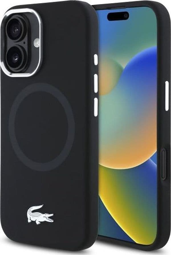 cover lacoste iphone 16 nera magsafe compatibile in Custodie basic Tropposmart.it - Genova, commercioVirtuoso.it
