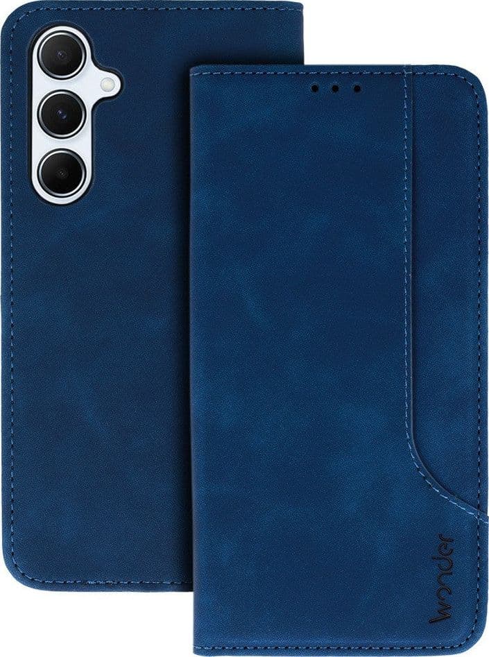 custodia a libro samsung a26 con porta carte di credito chiusura magnetica blu in Custodie pieghevoli Tropposmart.it - Genova, commercioVirtuoso.it