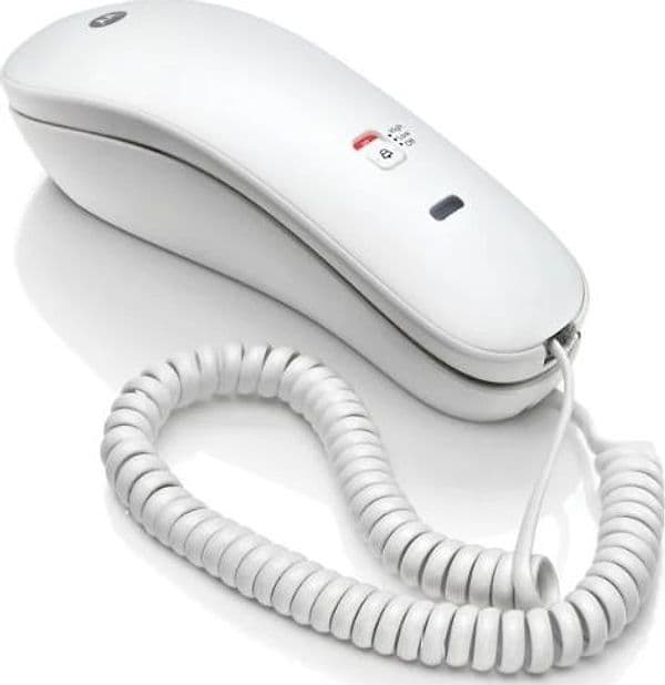 Motorola Voice - Telefono con filo CT50, Design semplice e compatto con funzione radiale, Disattivazione microfono, Montaggio a in Cellulari e Smartphone Tropposmart.it - Genova, commercioVirtuoso.it