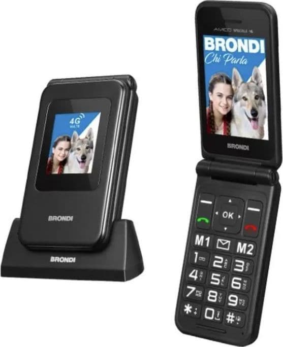 brondi amico speciale 4g telefono cellulare brondi tasto sos con base di ricarica in Cellulari e Smartphone Tropposmart.it - Genova, commercioVirtuoso.it