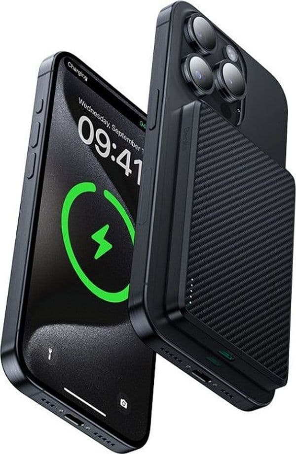 powerbank magsafe 5000 mah fast charge 20watt effetto carbonio in Caricabatterie portatile Tropposmart.it - Genova, commercioVirtuoso.it
