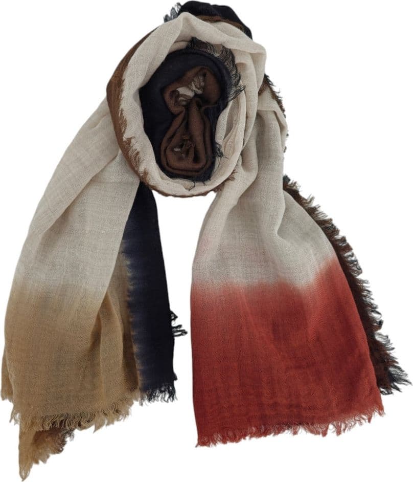 GAYNOR BONGARD Sciarpe Marrone/beige da donna in Scialli Drestige - Casamassima, commercioVirtuoso.it