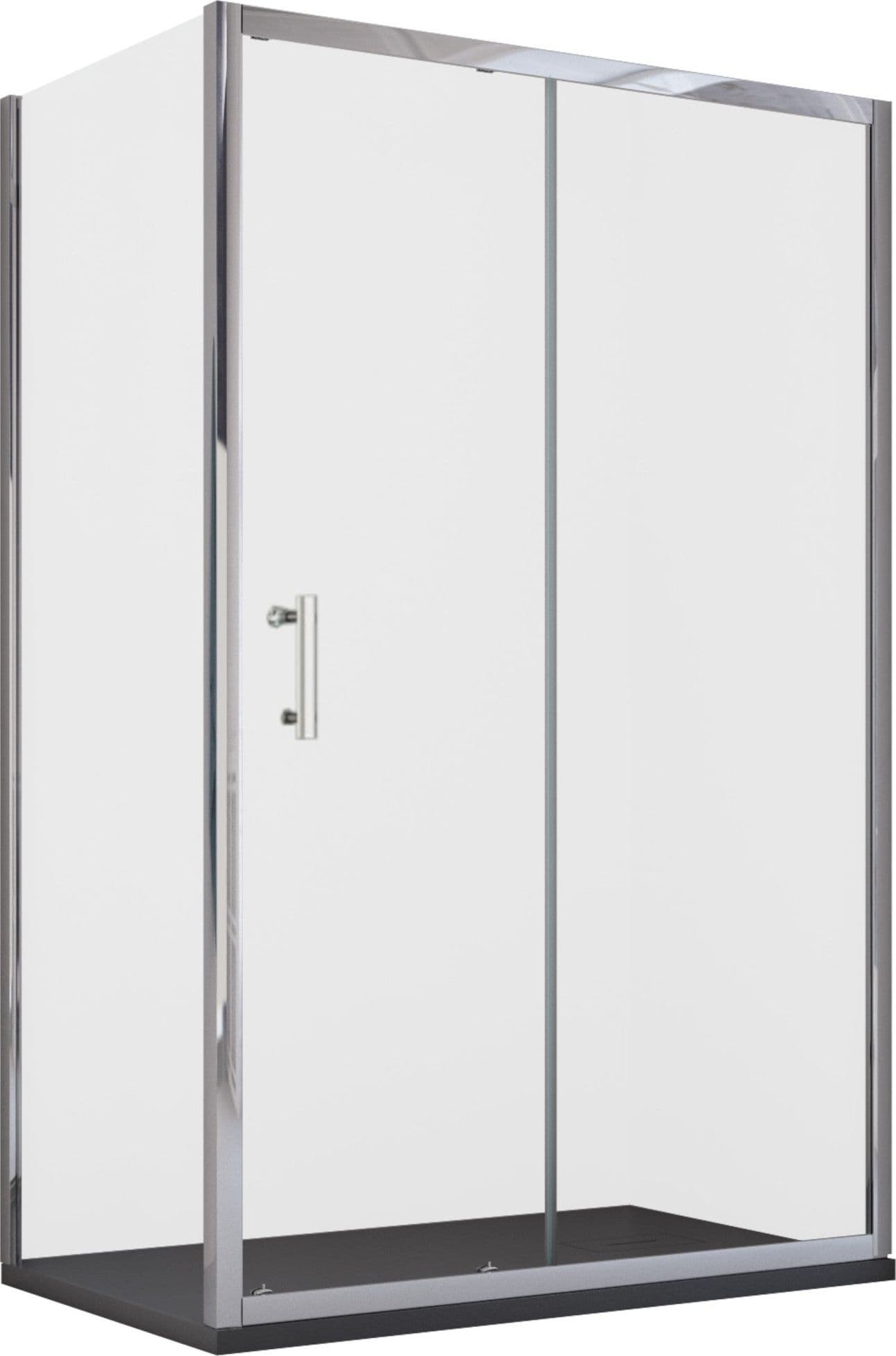 Box doccia angolare scorrevole trasparente con lato fisso H190cm 6mm BIG in Box doccia Mondialshop - Parabiago, commercioVirtuoso.it