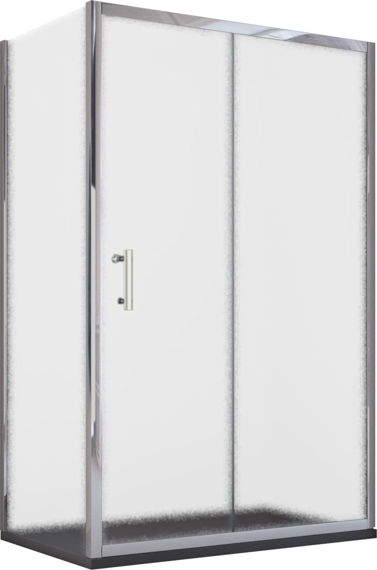 Box doccia angolare scorrevole opaco con lato fisso H190cm 6mm BIG in Box doccia Mondialshop - Parabiago, commercioVirtuoso.it